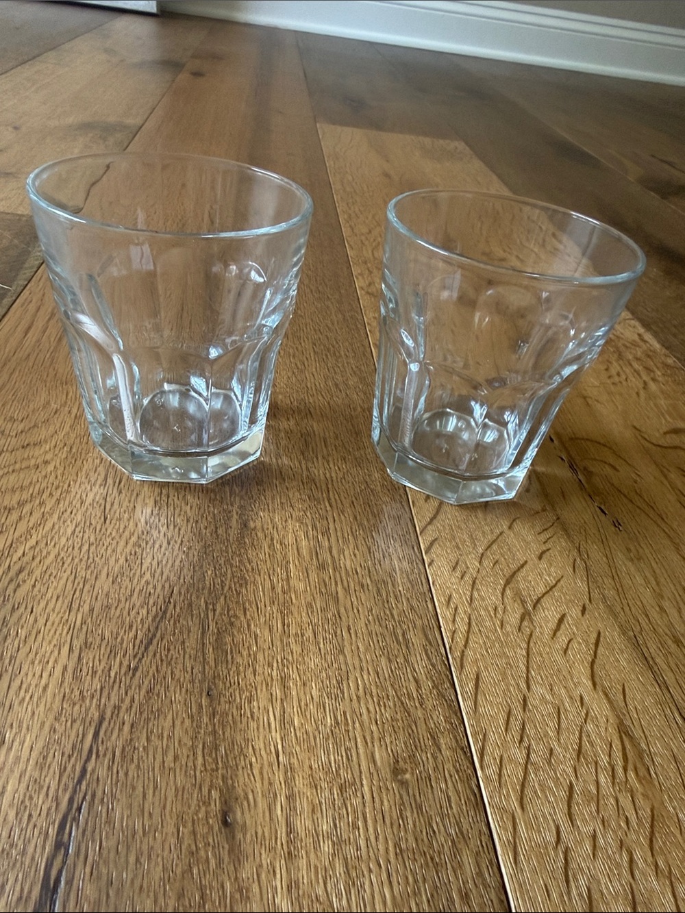 Clear Glass Tumbler Set of 2